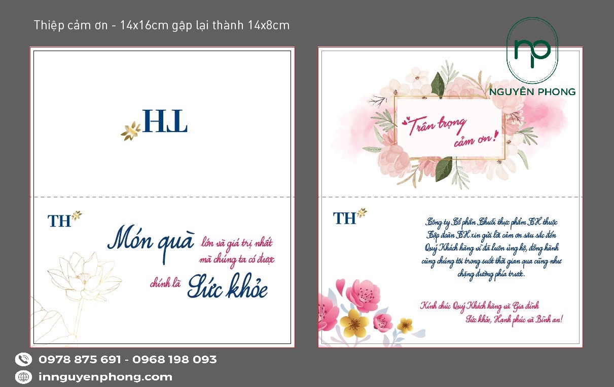 TH true MILK thể hiện bộ nhận diện thương hiệu ở mọi ấn phẩm